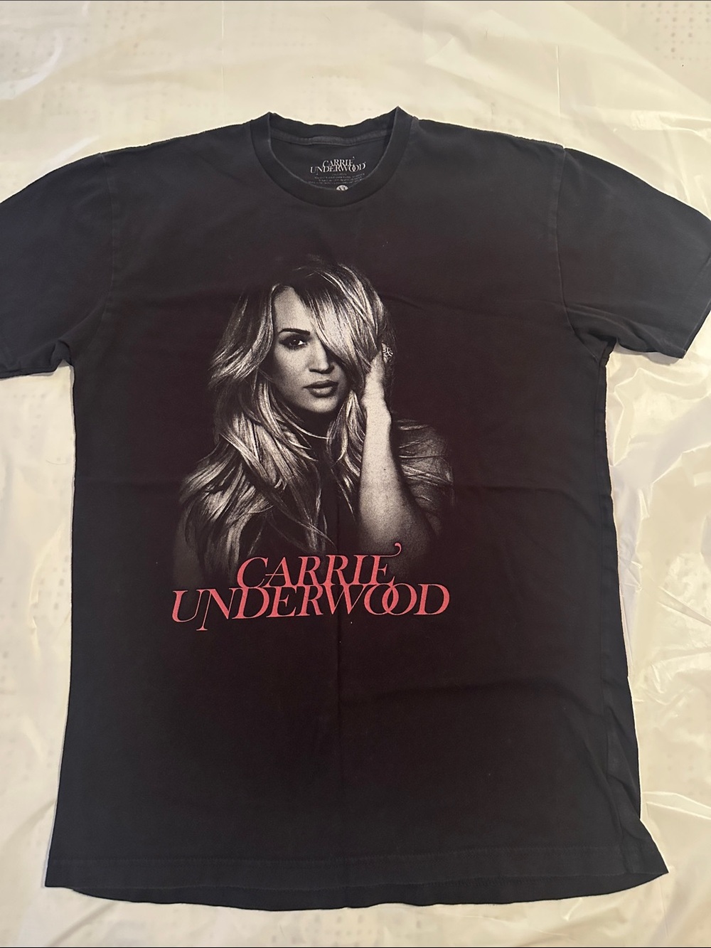 Carrie Underwood Graphic Concert Tee Black Country Music Shirt